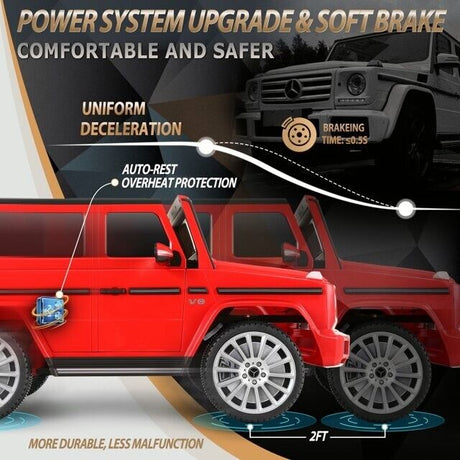 12V Battery Powered G500 Kids Ride on Car with Parental Remote Control and LED Lights