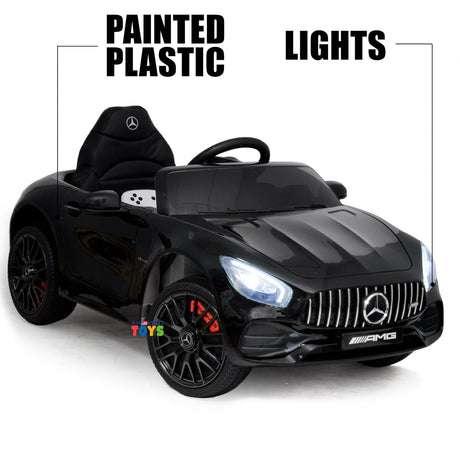 Licensed Mercedes-Benz Remote Control Car for Kids with Leather Seat in Multiple Colors