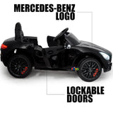 Licensed Mercedes-Benz Remote Control Car for Kids with Leather Seat in Multiple Colors