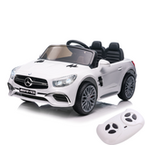 Licensed Mercedes Benz SL65 AMG Electric Ride-On Car for Kids with Remote Control and LED Lights - 12V