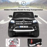 Licensed Mercedes Benz X Class RC 2-Seater Kids Ride On Car with Trunk - Black