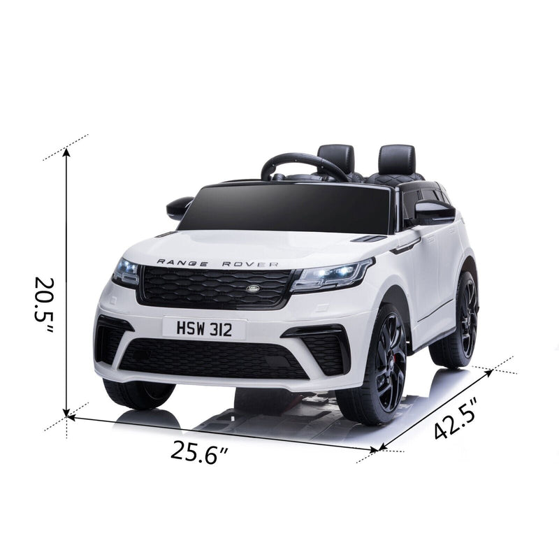 Licensed SUV Range Rover Velar 12V Electric Ride-On Car for Kids with 2.4G RC Control