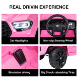 Licensed Toyota Tacoma Ride-On Car for Kids with MP3 Player - 12V Electric Vehicle by Kimbosmart