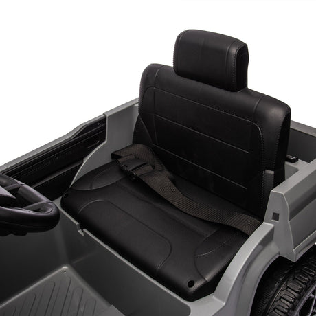 Licensed Toyota Tundra Grey 12V Kids Ride On Pickup Truck with 3 Speeds and Dual Motors