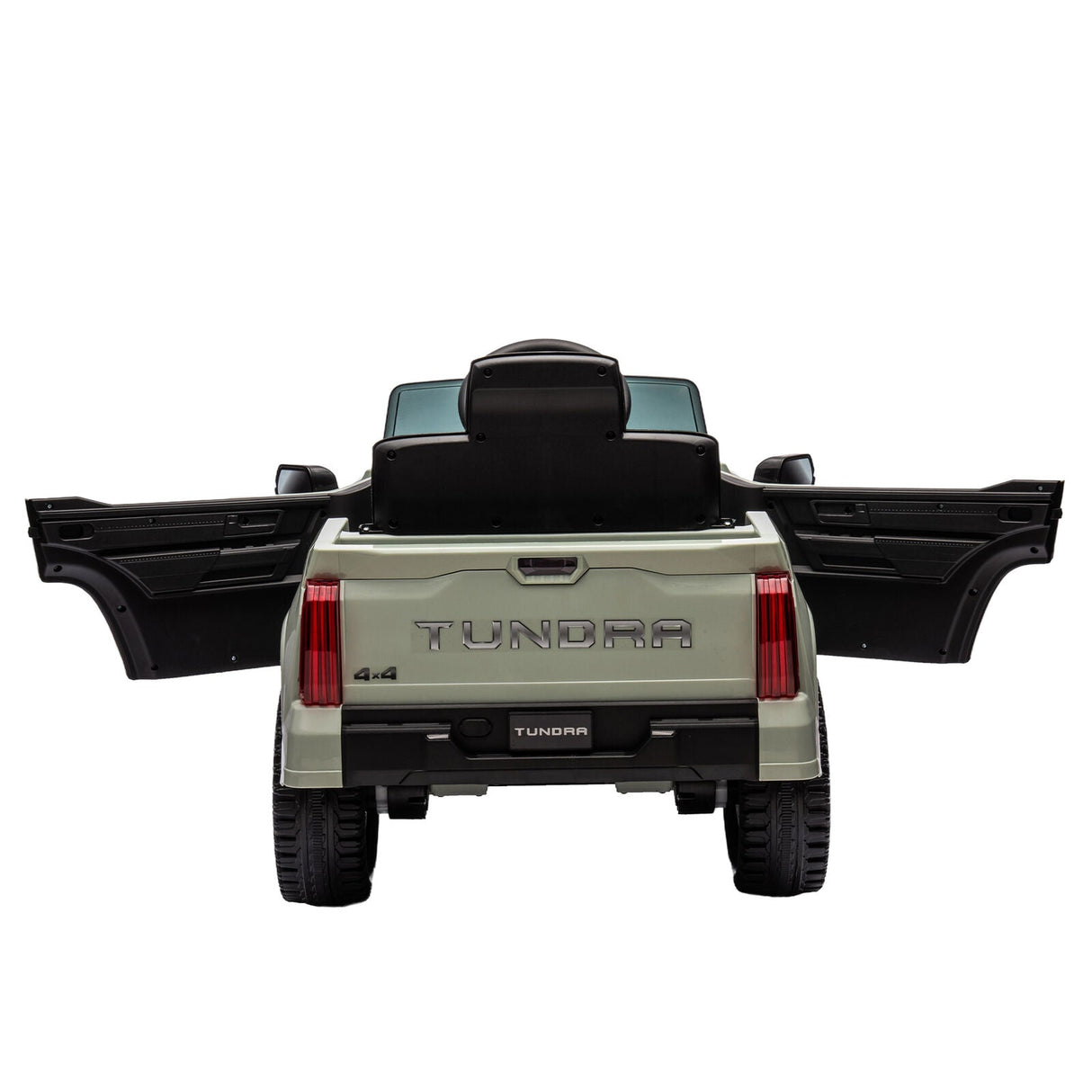 Licensed Toyota Tundra Olive 12V Kids Ride On Pickup Truck with 3 Speeds and Dual Motors