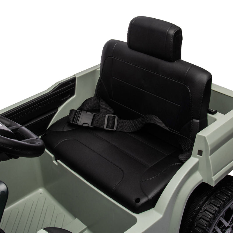 Licensed Toyota Tundra Olive 12V Kids Ride On Pickup Truck with 3 Speeds and Dual Motors