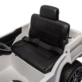 Licensed Toyota Tundra White 12V Kids Ride On Car with 3 Speeds and Dual Motors
