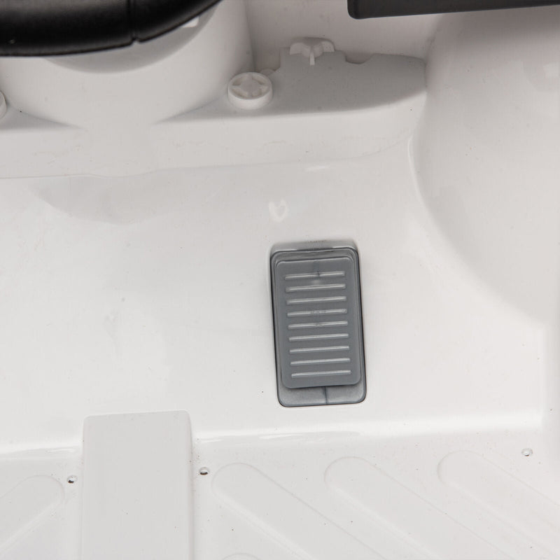 Licensed Toyota Tundra White 12V Kids Ride On Car with 3 Speeds and Dual Motors