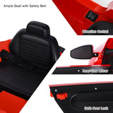 Licensed Volkswagen Beetle 12V Ride-On Car with Music & Remote Control - Red