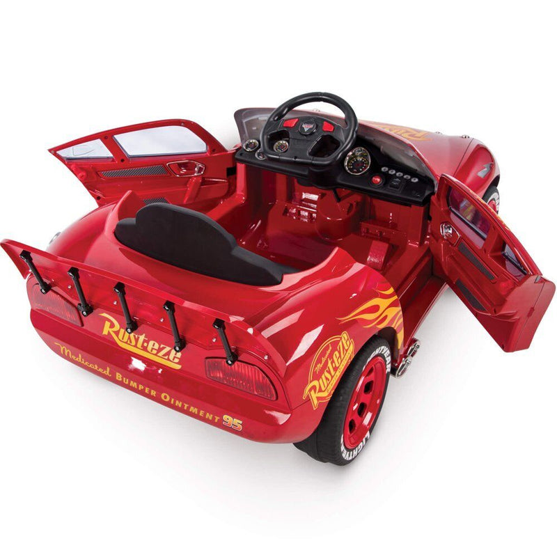 Lightning McQueen Battery-Powered Vehicle with Sound Effects for Ages 3+