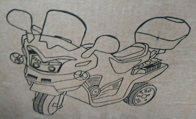 Lil' Rider 3 Wheel Battery Powered Motorcycle Ride On Toy for Kids