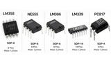 SMD IC LM358, NE555, LM386, LM339, PC817 (10Pcs.) JTAREA