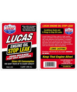 Lucas Oil Engine Oil Stop Leak Top Off Additive (11100)