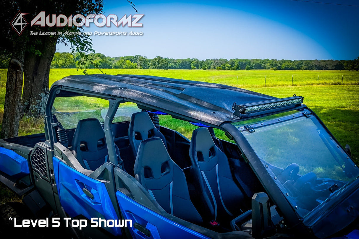 2021+ Can-Am Commander MAX / 2019+ Maverick Sport MAX Stereo Tops (4-Seat) Can-Am