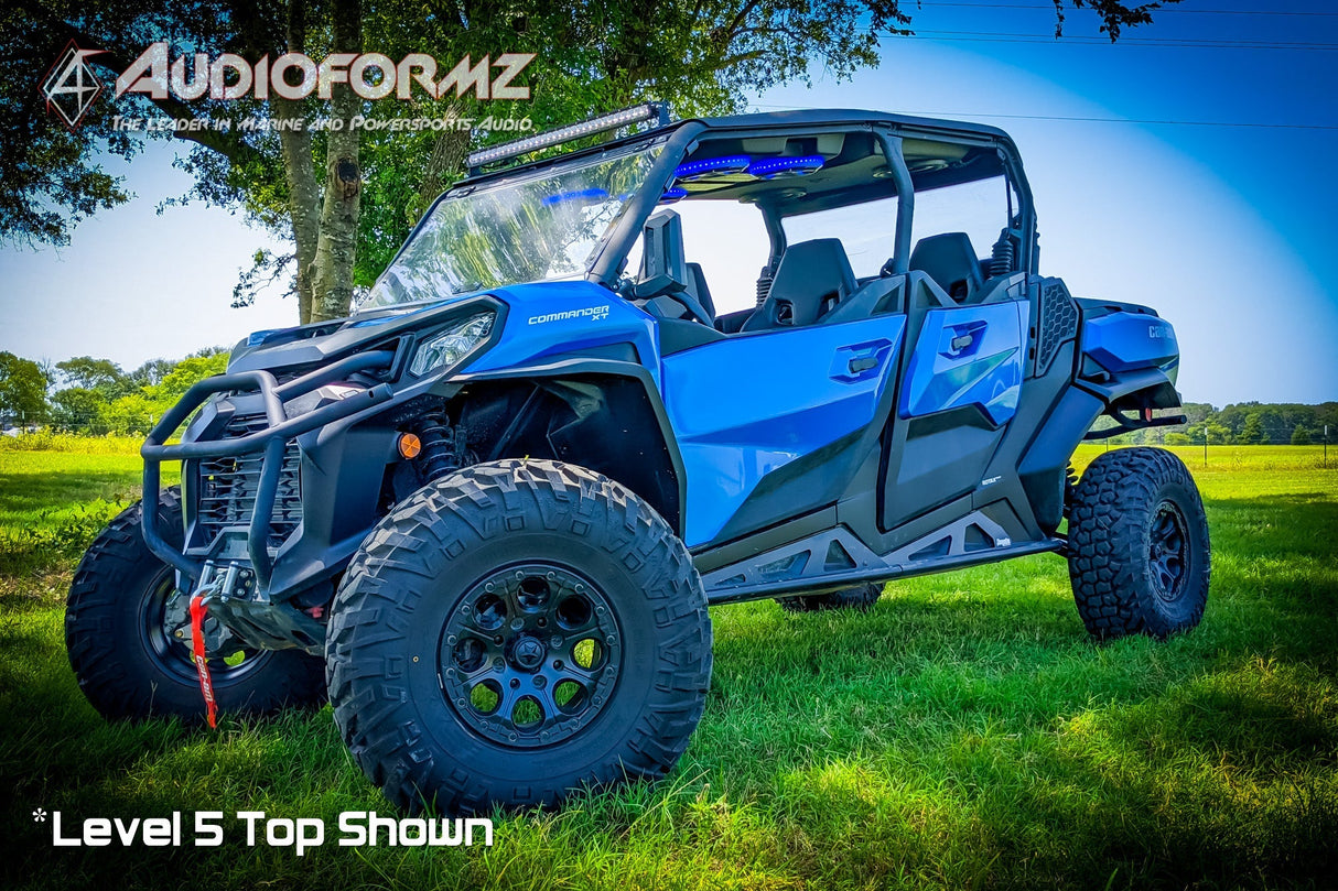 2021+ Can-Am Commander MAX / 2019+ Maverick Sport MAX Stereo Tops (4-Seat) Can-Am