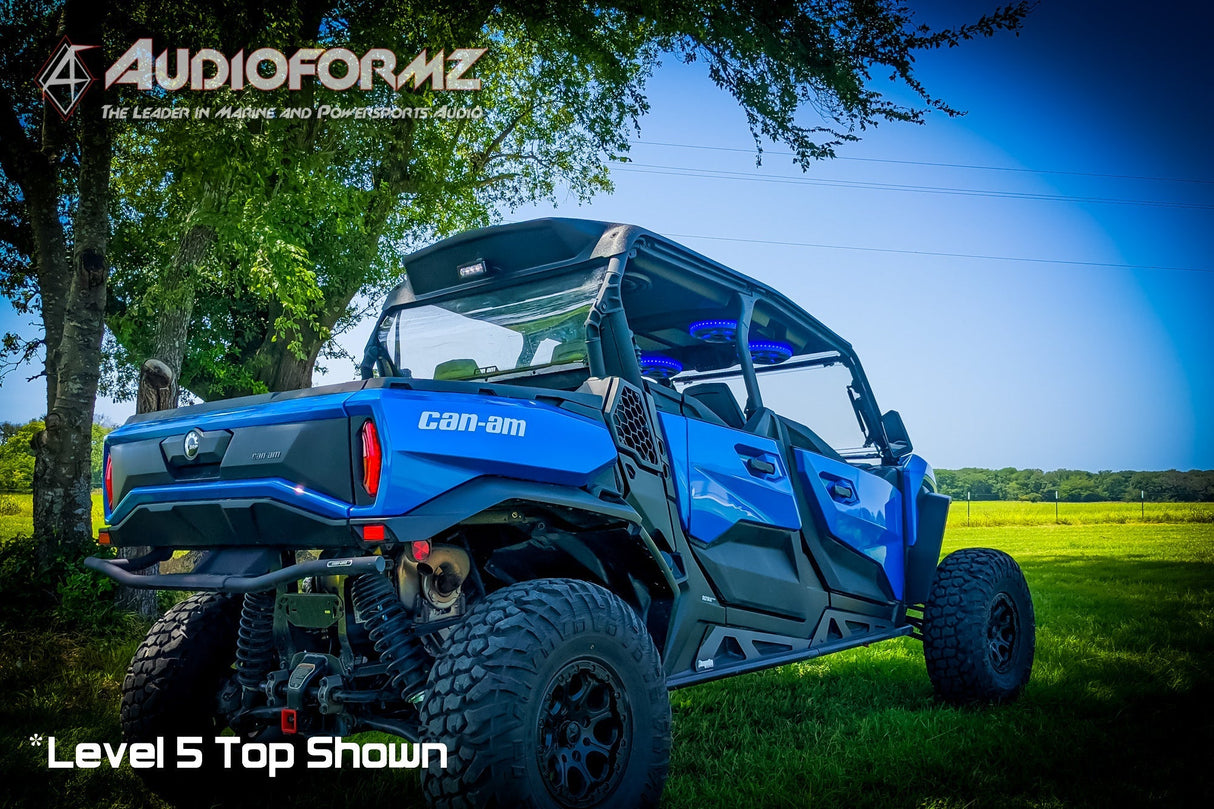 2021+ Can-Am Commander MAX / 2019+ Maverick Sport MAX Stereo Tops (4-Seat) Can-Am