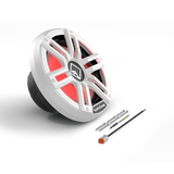 M2 12" DVC 2ohm Color Optix Infinite Baffle Marine Subwoofer - White