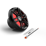 M2 10" DVC 4ohm Color Optix™ Infinite Baffle Marine Subwoofer - Black