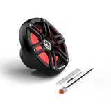 M2 10" DVC 4ohm Color Optix Sealed Enclosure Marine Subwoofer - Black