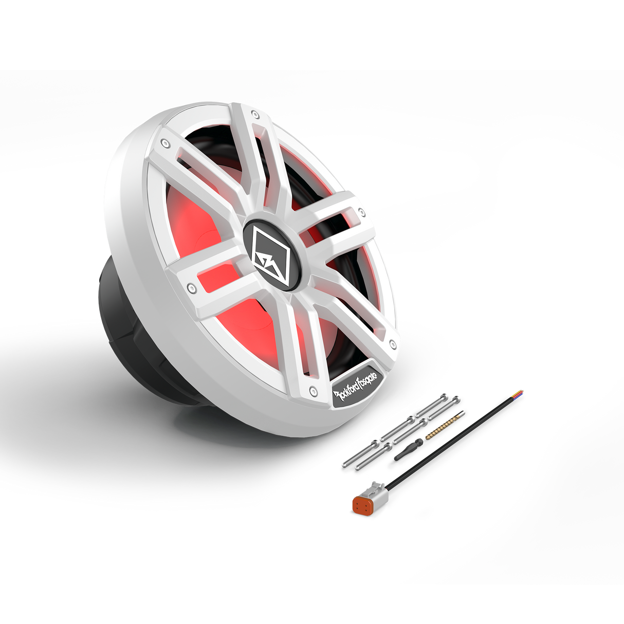 M2 12" DVC 4ohm Color Optix Infinite Baffle Marine Subwoofer - White