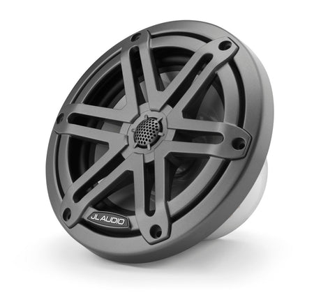 JL Audio M3-650X-S-Gm 6.5" 225W Marine Coaxial Speakers (Pair) - Gunmetal Sport Grilles JL Audio