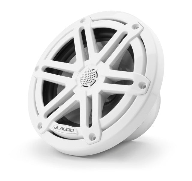 JL Audio M3-650X-S-Gw 6.5" 225W Marine Coaxial Speakers - Gloss White Sports Grills (Pair) JL Audio