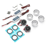 JL Audio M6-100CT-CS-GwGm 1" 150W Marine Component Tweeters - Gloss White Sports Grilles (Pair)