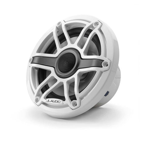 JL Audio M6-650X-S-GwGw 6.5" Marine Coaxial Speakers - Gloss White Sportes Grills (Pair) JL Audio