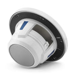 JL Audio M6-650X-S-GwGw 6.5" Marine Coaxial Speakers - Gloss White Sportes Grills (Pair)