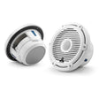 JL Audio M6-770X-C-3Gw 7.7" Marine Coaxial Speakers-Gloss White Sports Grills (Pair) JL Audio
