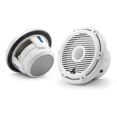 JL Audio M6-770X-C-3Gw 7.7" Marine Coaxial Speakers-Gloss White Sports Grills (Pair) JL Audio