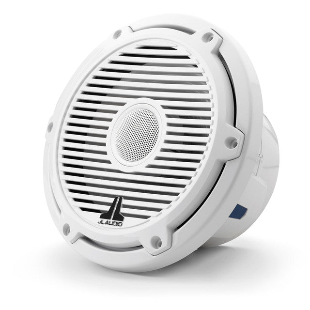 JL Audio M6-770X-C-3Gw 7.7" Marine Coaxial Speakers-Gloss White Sports Grills (Pair) JL Audio