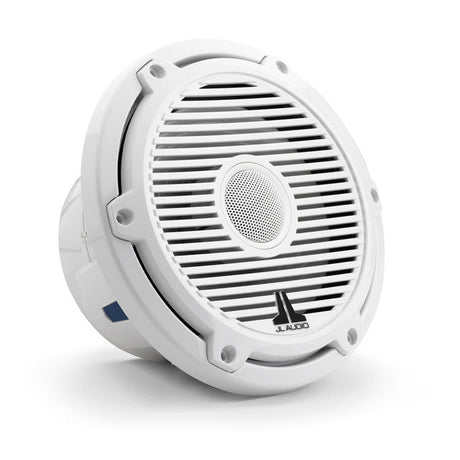JL Audio M6-770X-C-3Gw 7.7" Marine Coaxial Speakers-Gloss White Sports Grills (Pair) JL Audio