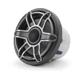 JL Audio M6-770X-S-GmTi 7.7" 250W Marine Coaxial Speakers-Gloss White Sports Grills (Pair)