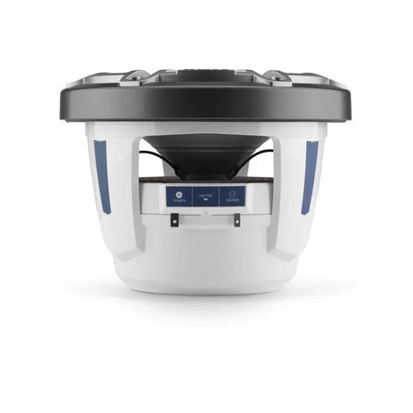 JL Audio M6-770X-S-GmTi 7.7" 250W Marine Coaxial Speakers-Gloss White Sports Grills (Pair) JL Audio