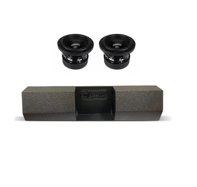 (2) Sundown Audio M8 & Universal Single Cab Dual 8" Subwoofer Box Combo Sundown Audio