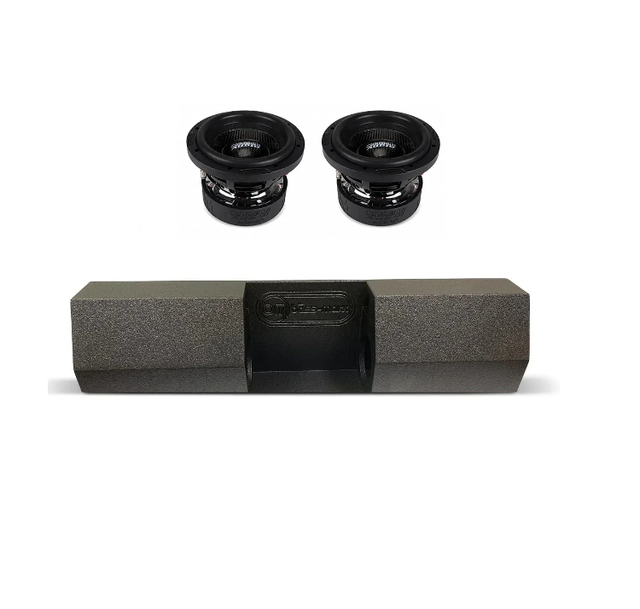 (2) Sundown Audio M8 & Universal Single Cab Dual 8" Subwoofer Box Combo Sundown Audio