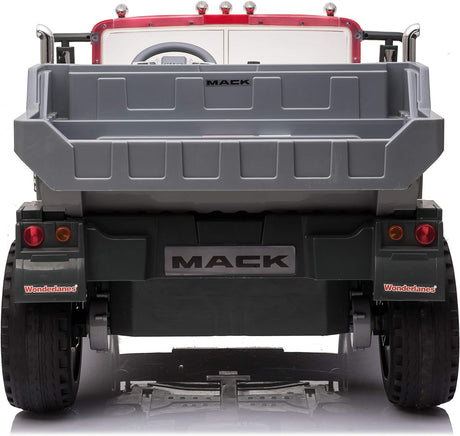 Mack Truck 2 Seater Children's Electric Car W/Mack Hood Ornament