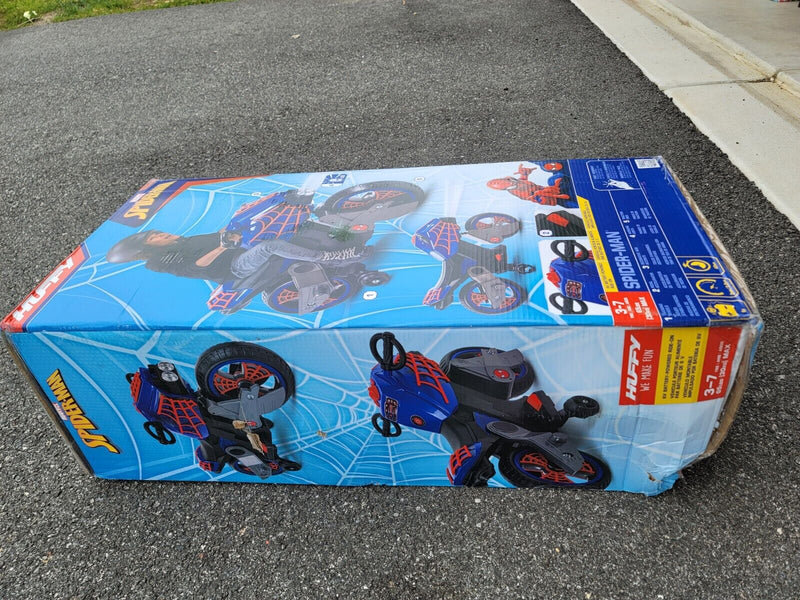 Marvel Spider-Man Electric Ride-On Motorcycle for Kids by Huffy