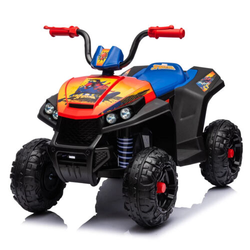 Marvel Spiderman 12V ATV Ride-On by Disney: The Perfect Gift for Young Superheroes!