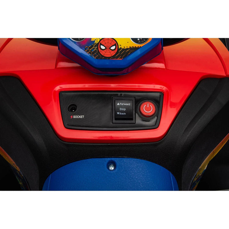 Marvel Spiderman 12V ATV Ride-On by Disney: The Perfect Gift for Young Superheroes!