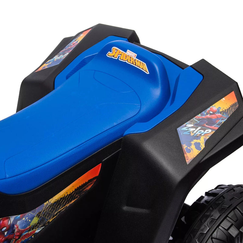 Marvel Spiderman 12V ATV Ride-On by Disney: The Perfect Gift for Young Superheroes!