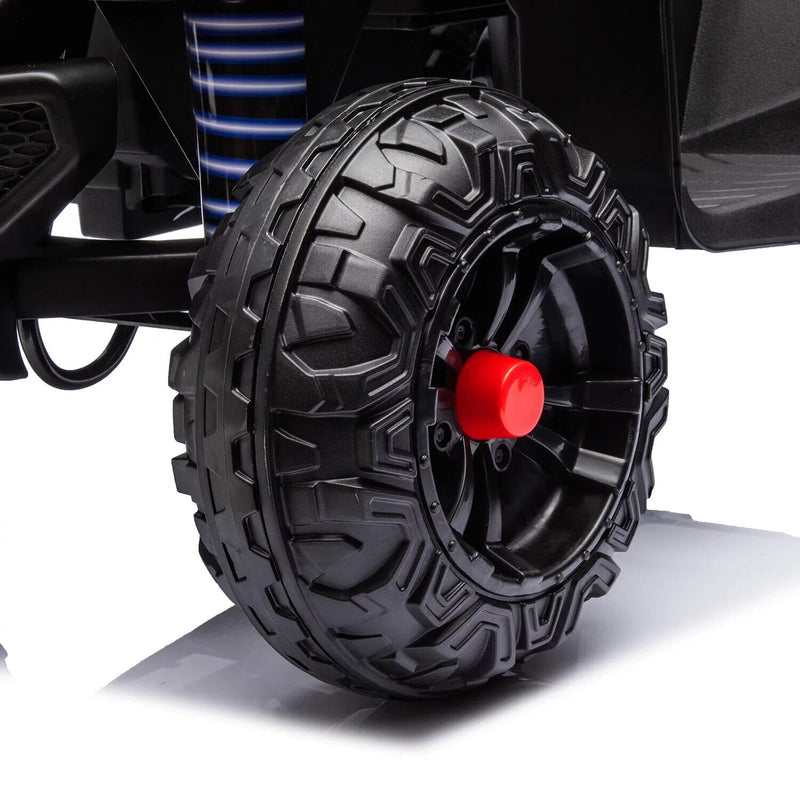 Marvel Spiderman 12V ATV Ride-On by Disney: The Perfect Gift for Young Superheroes!