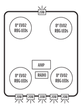 2014-20 Can-Am Commander / 2014-18 Maverick Stereo Tops (2-Seat)