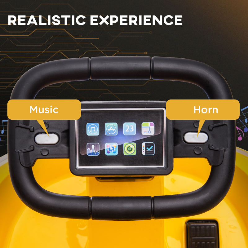 360° Rotating Electric Bumper Car for Kids - Fun Ride On Toy with 6V Battery