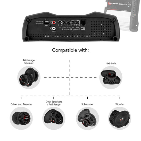 Taramps MD 1200.1 Car Audio Amplifier Taramps US