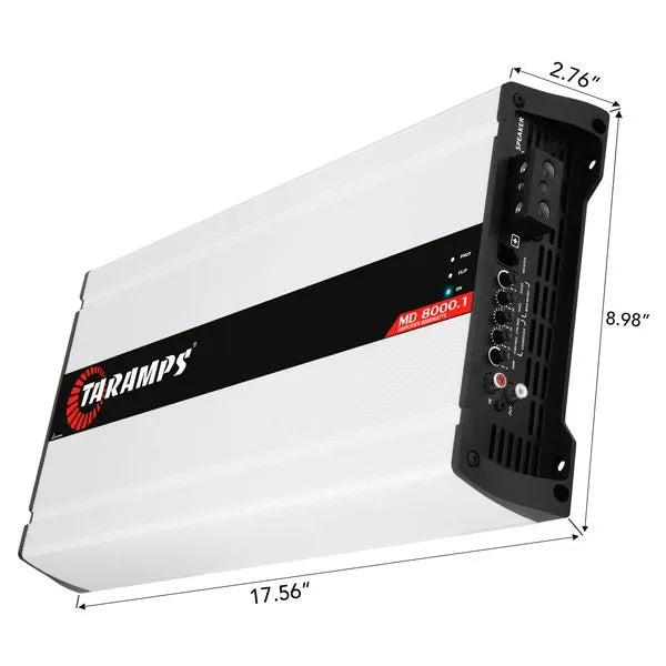 Taramps MD8000.1 8000W RMS Full Range Amplifier 1-Ohm Taramps