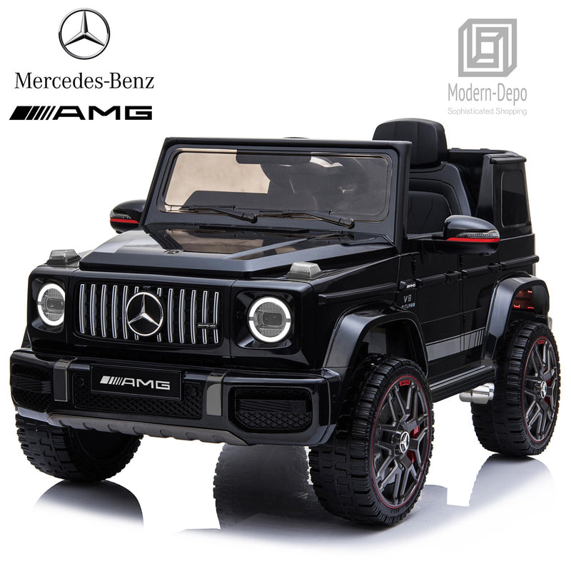 AMG G63 Licensed Ride On Car with Remote Control and Music - 12V SUV Toy by Mercedes Benz