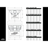 Sky High Car Audio FXB 15" 1500W RMS Subwoofer DVC Sky High Car Audio