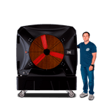 Industrial Evaporative Cooler - S&B Medium - Cools 4,000 Sq Ft - 65-Gal Tank - Portable S&B